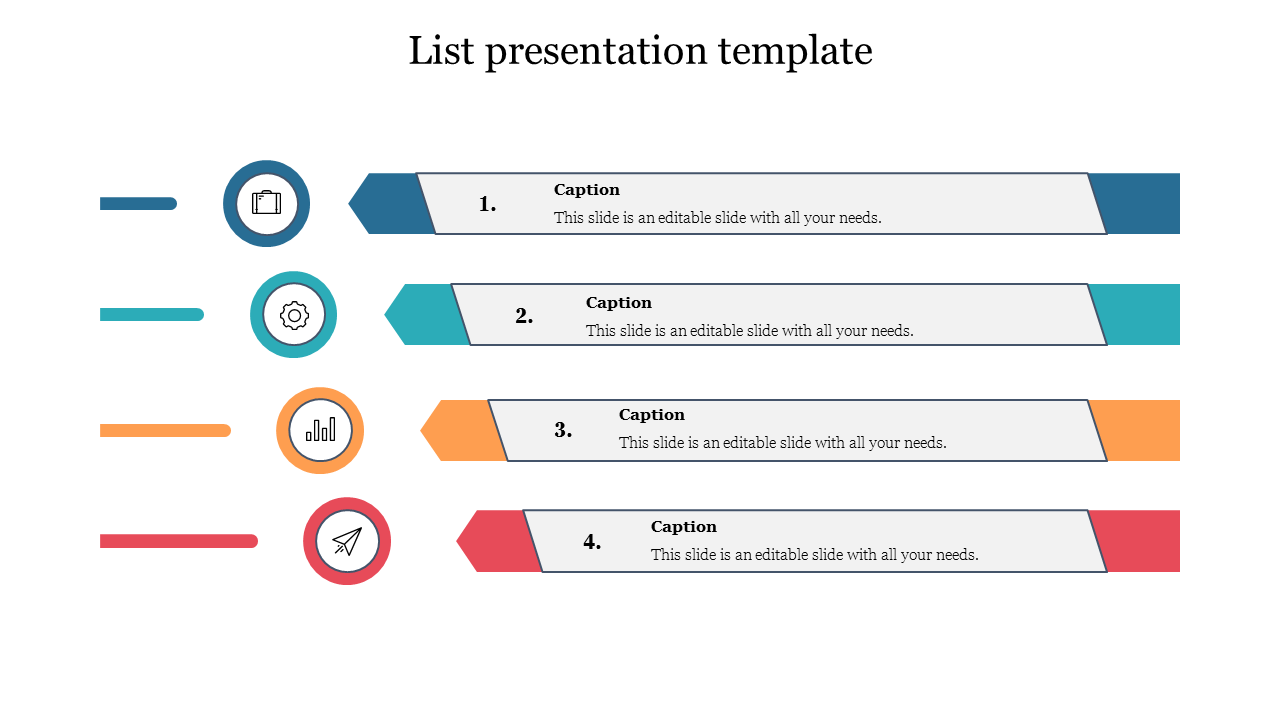 presentation template list